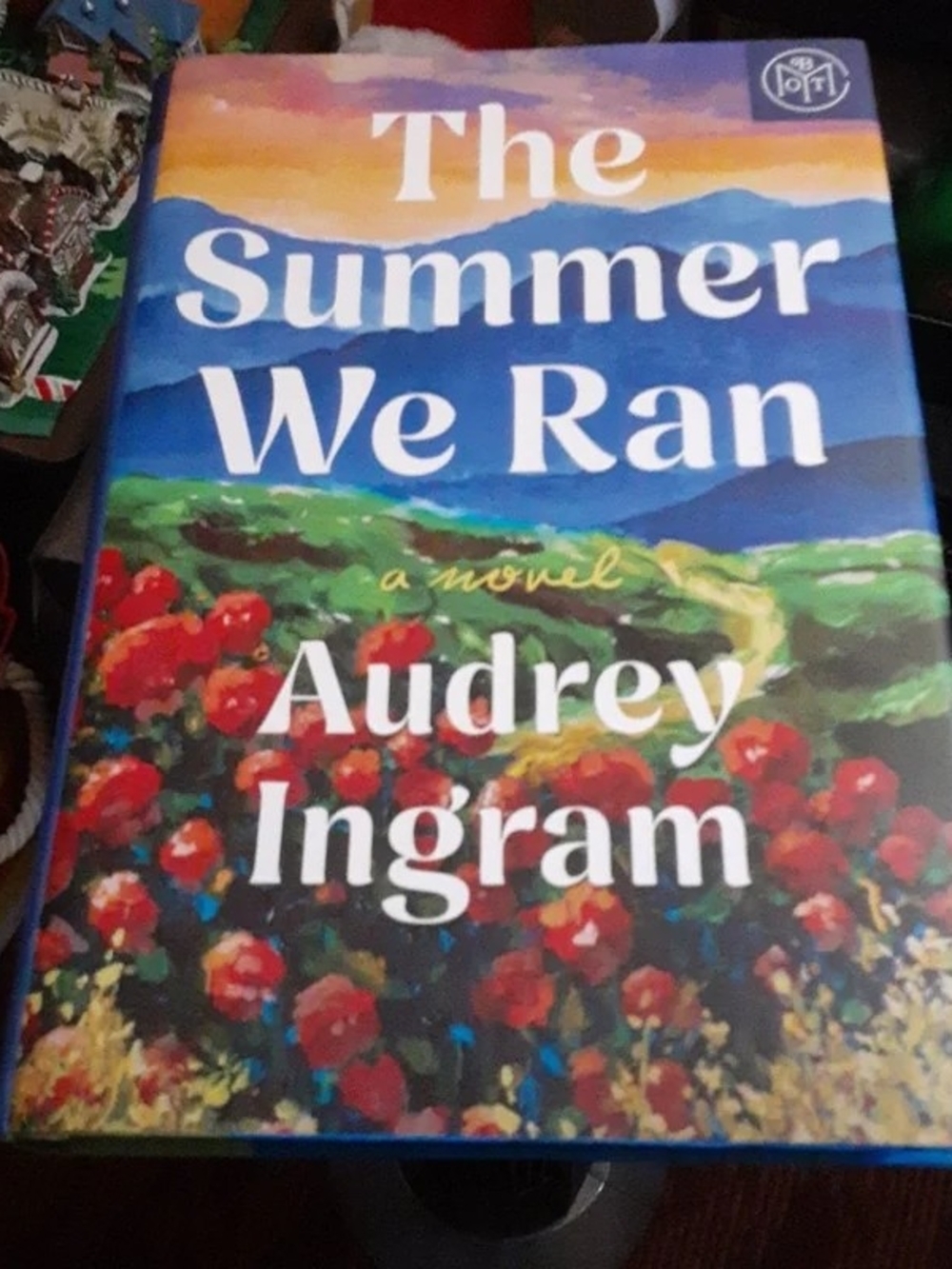 The Summer We Ran by Audrey Ingram — Blue & Red Decorative Coffee Table Book